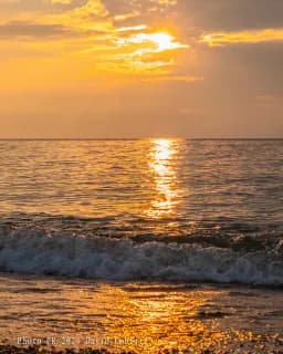 Waves at Sunset