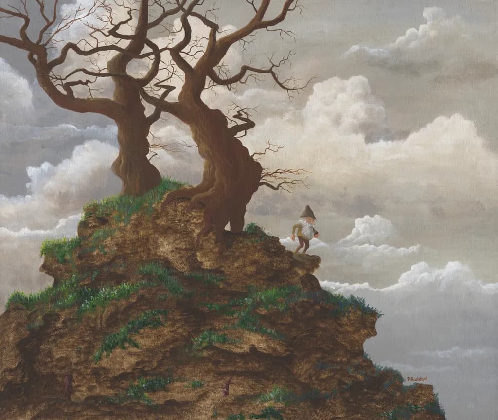 Two Trees on a Hill