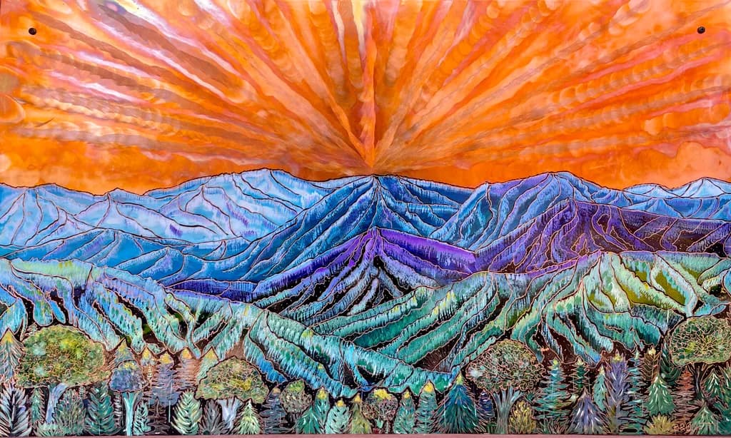 "Sunset Over the Smokies"