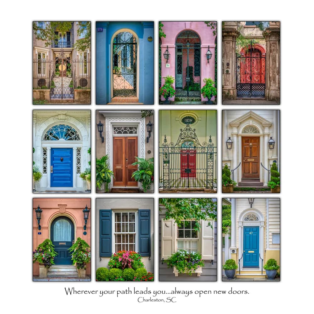 Charming Doorways of Charleston: A Journey Through Colorful Entrances and New Beginnings
