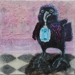 Baby Crow Loves Blue