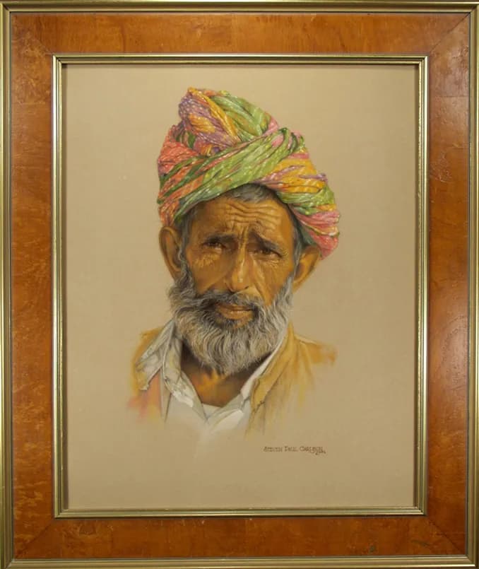 Whispers of Tradition: A Portrait of Resilience and Heritage