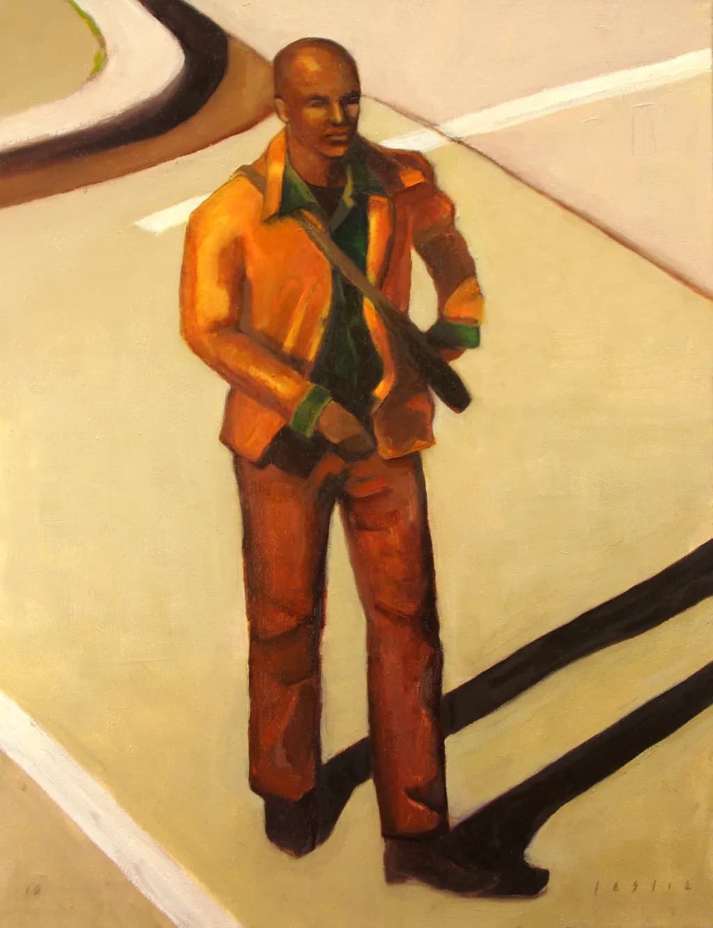 Man on Sidewalk