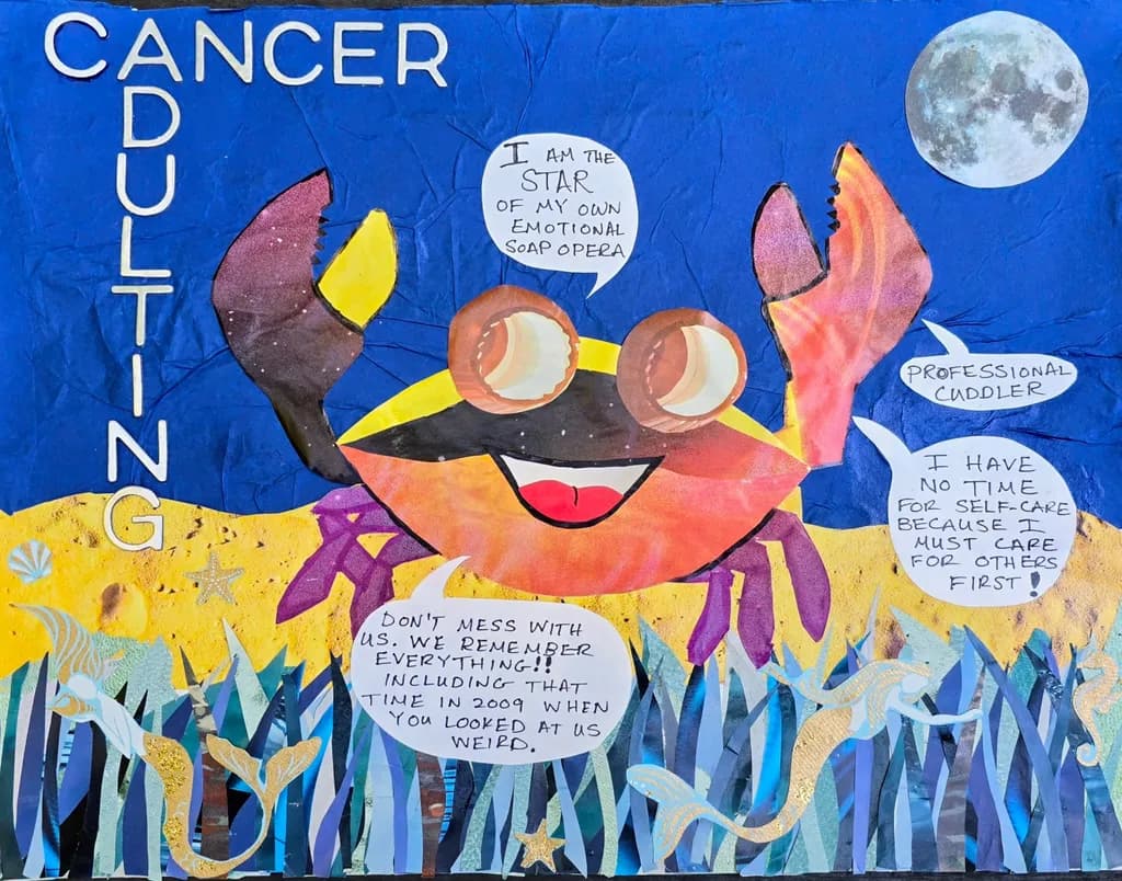 Whimsical Crab Chronicles: Navigating the Emotional Waves of Adulting