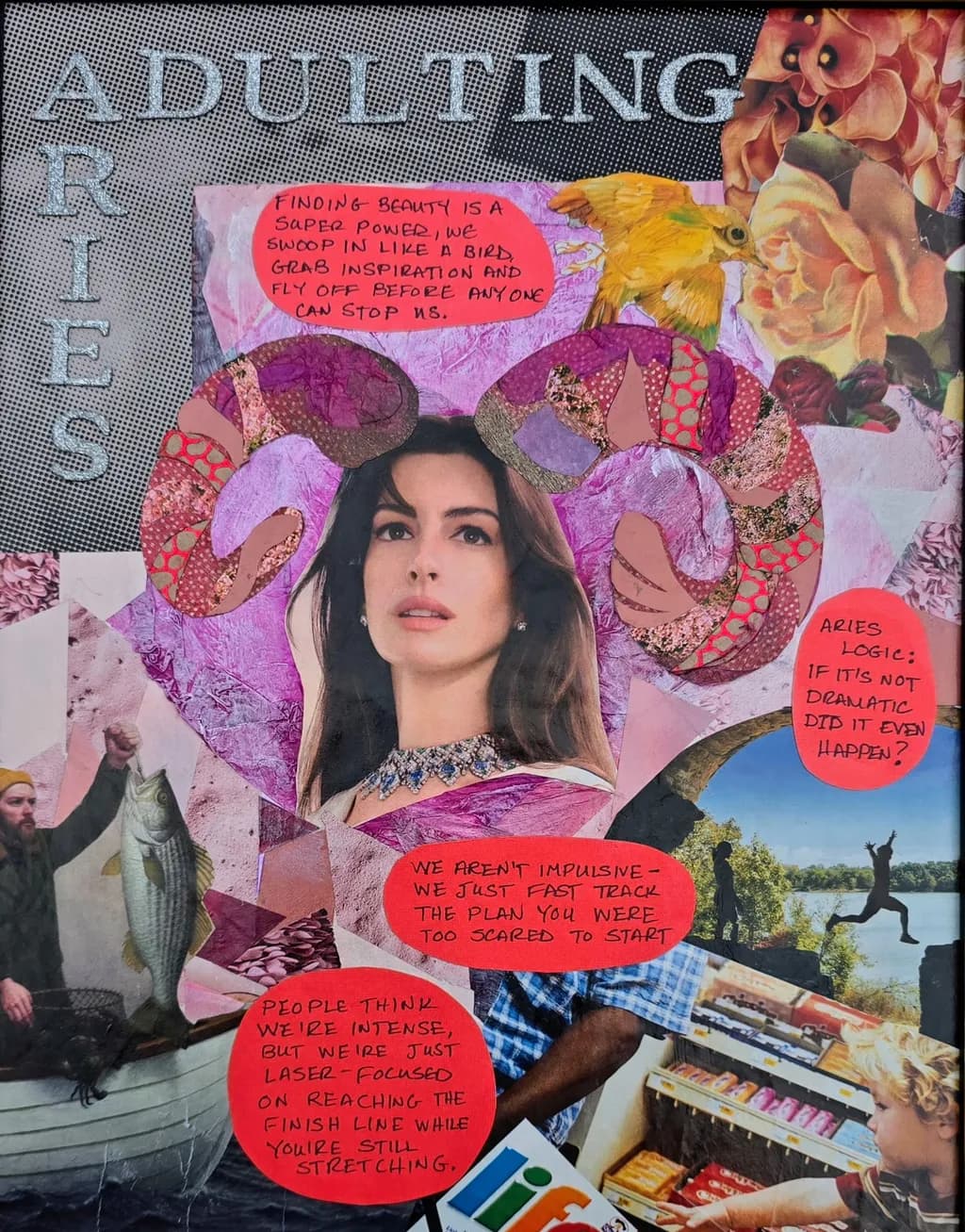 Adulting Aries Collage