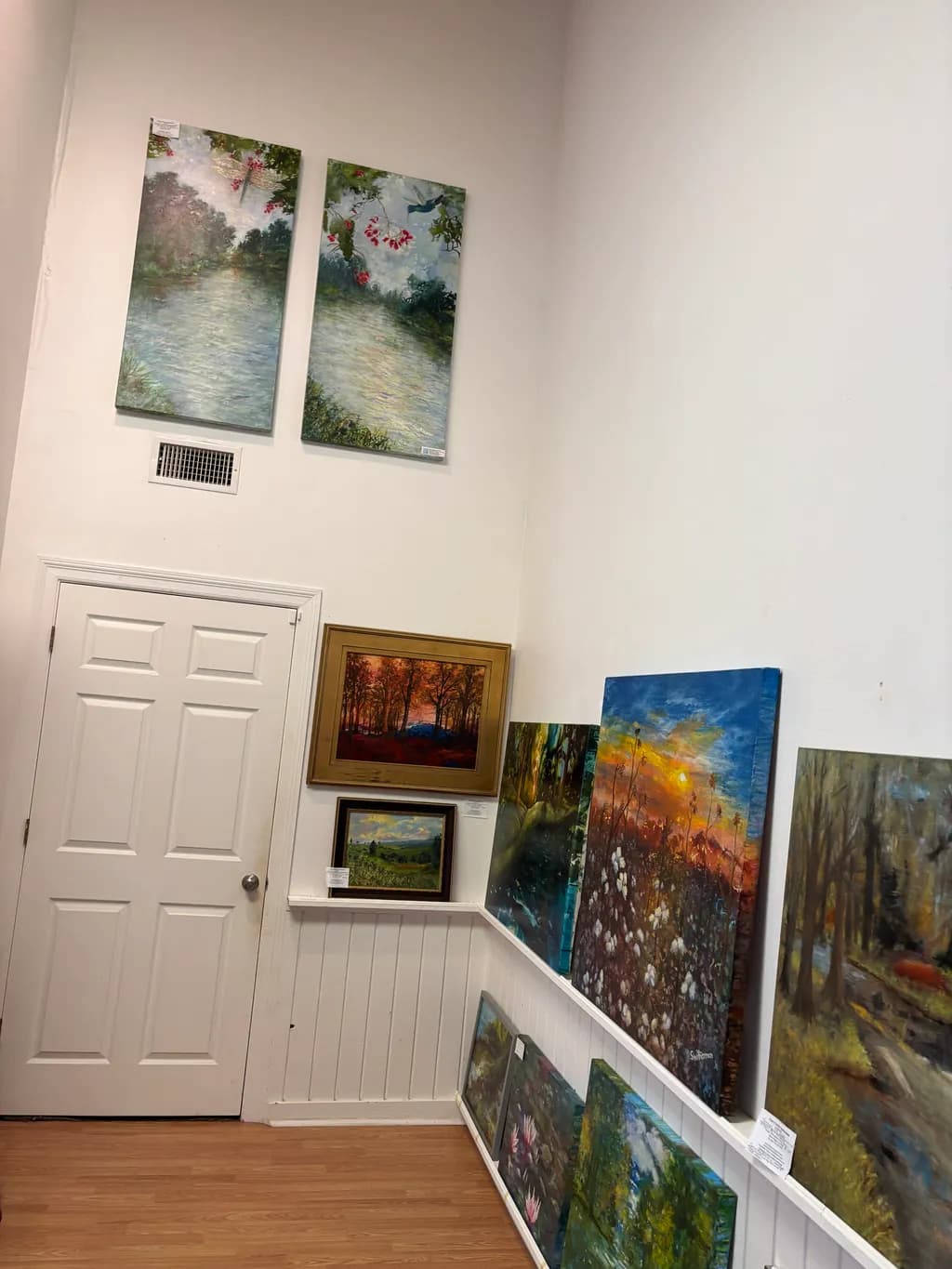 Whispers of Nature: A Serene Reflection in Two Panels