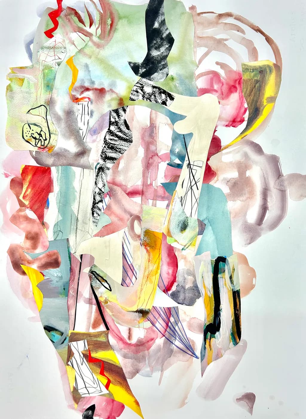 Whispers of Color: An Abstract Journey Through Layers and Emotion