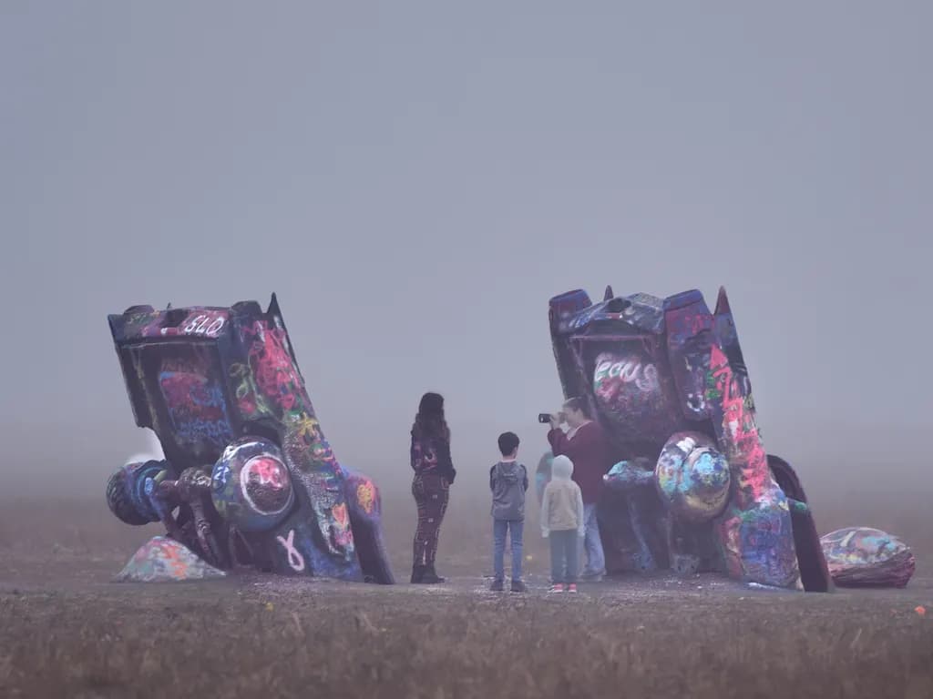 Cadillac Ranch Portrait