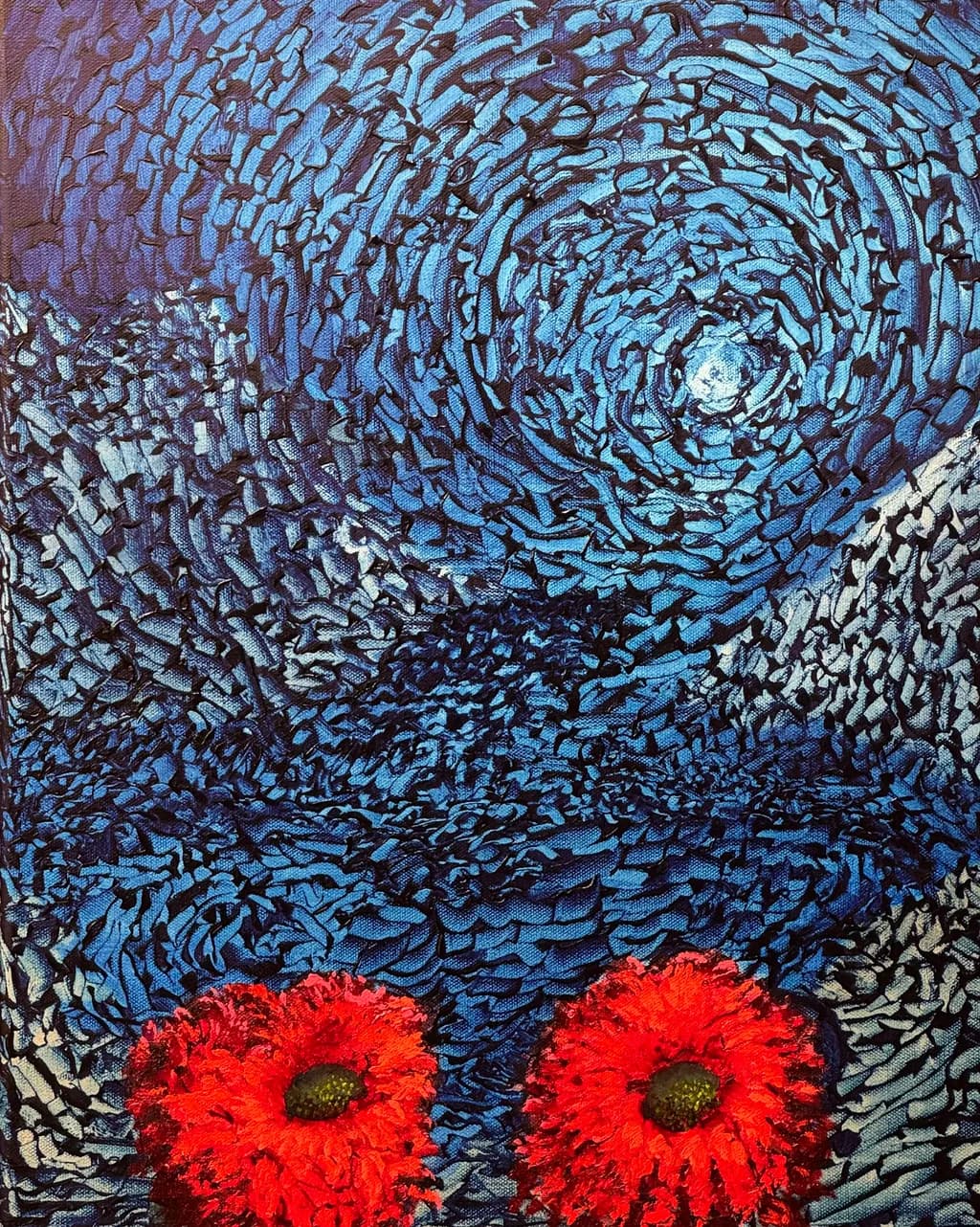 Midnight Winter Bloom