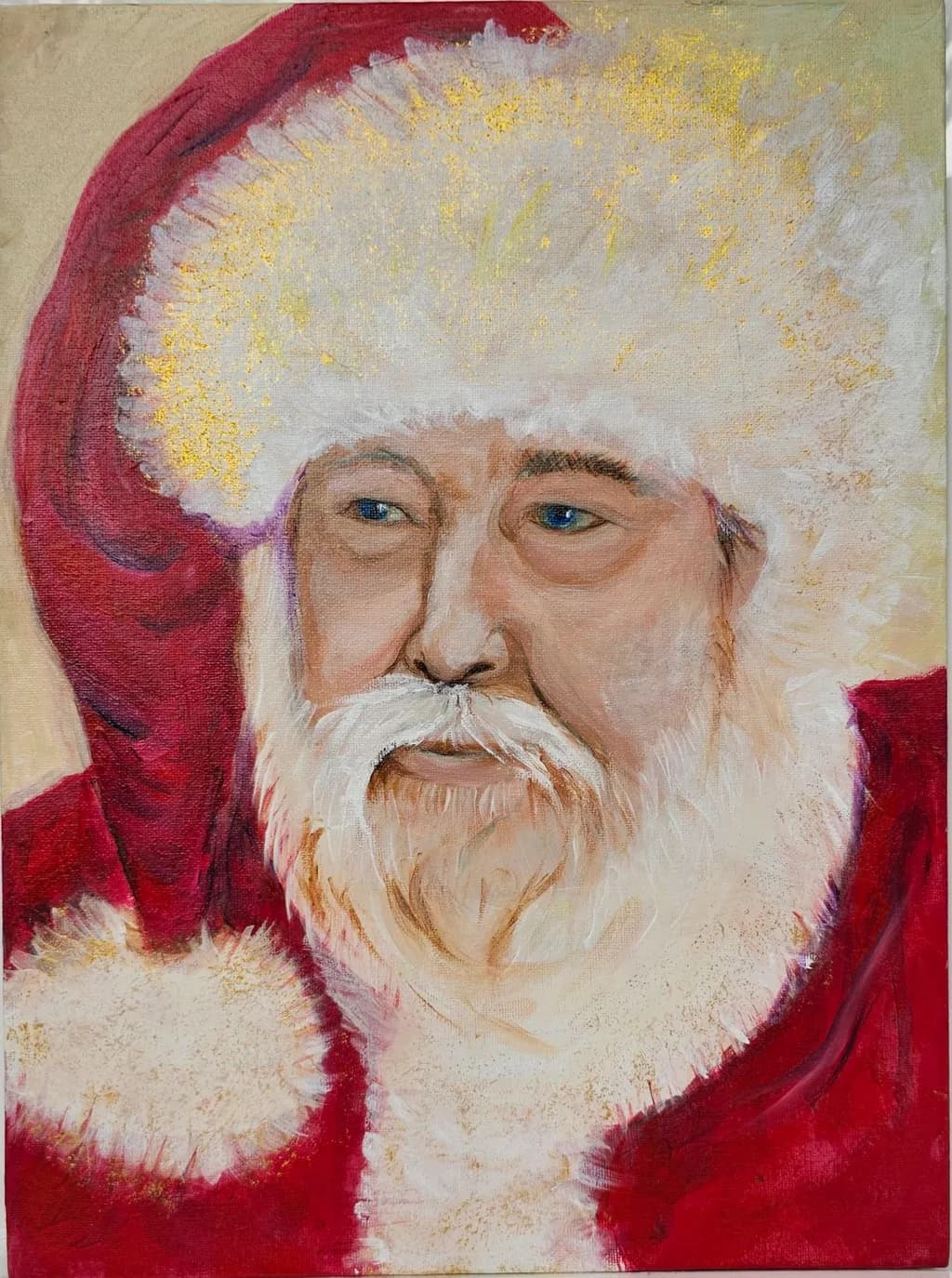 Whispers of Christmas: A Portrait of Santa's Gentle Spirit