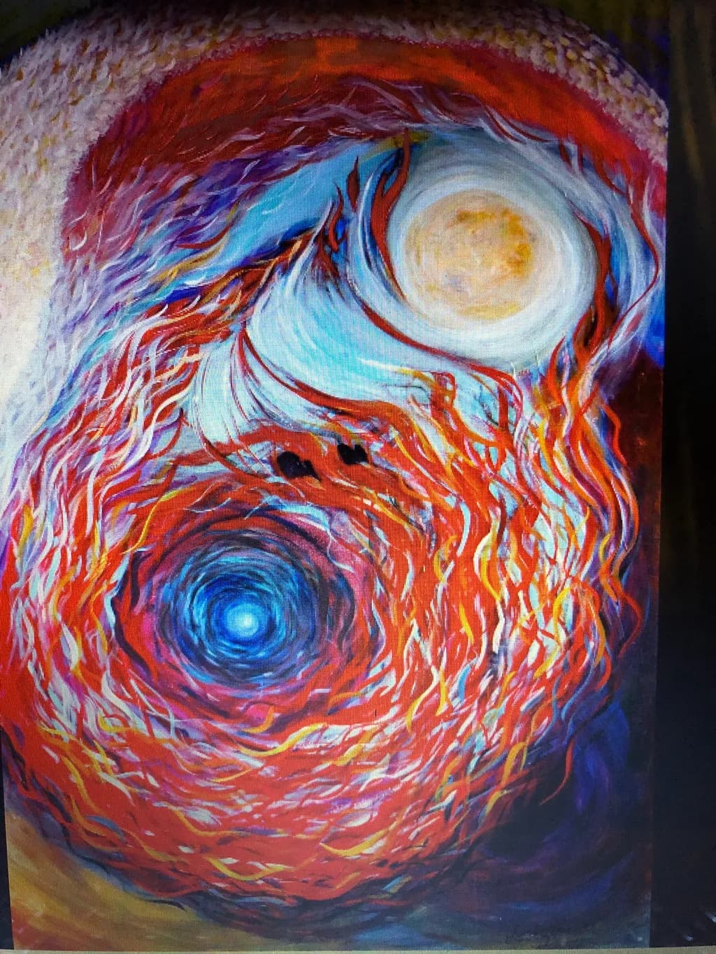 Eternal Dance of Fire and Light: A Journey Through Cosmic Whirlwinds