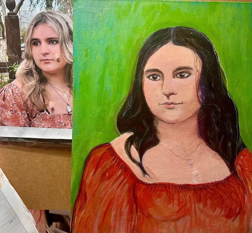 Portrait in Red
