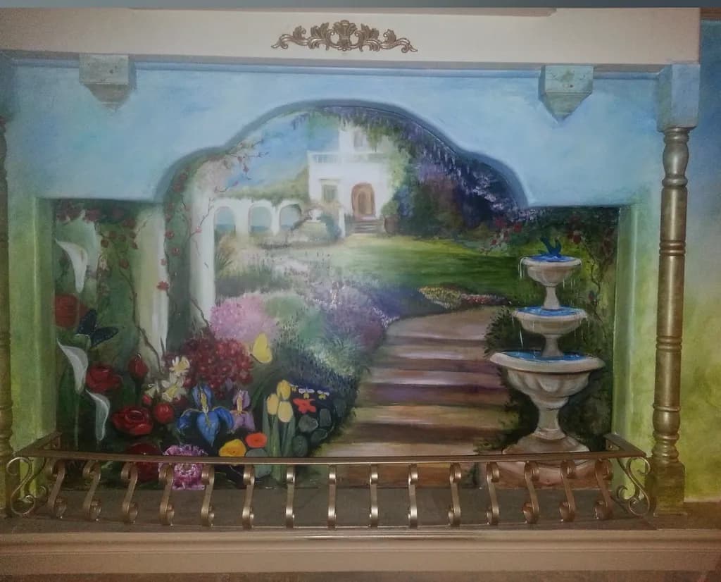 Garden Pathway Mural
