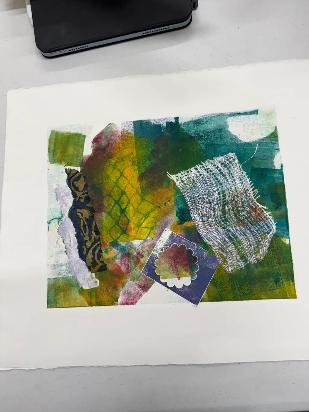 Colorful Texture Collage