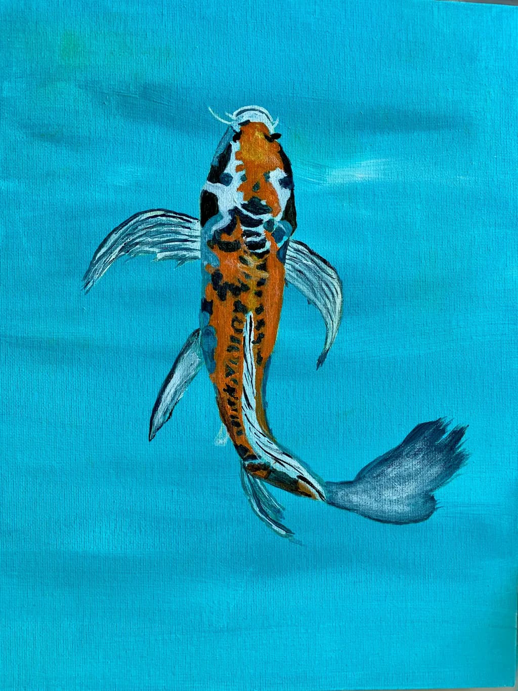 Serene Koi Dance: A Vibrant Journey Through Aquatic Elegance