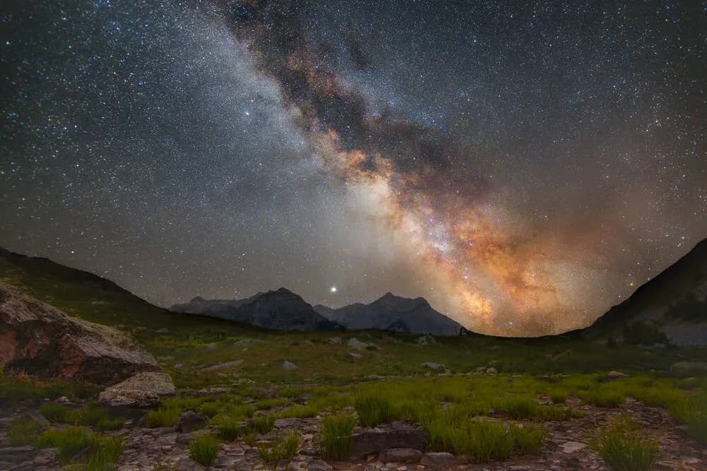 Celestial Symphony: A Journey Through the Milky Way's Embrace