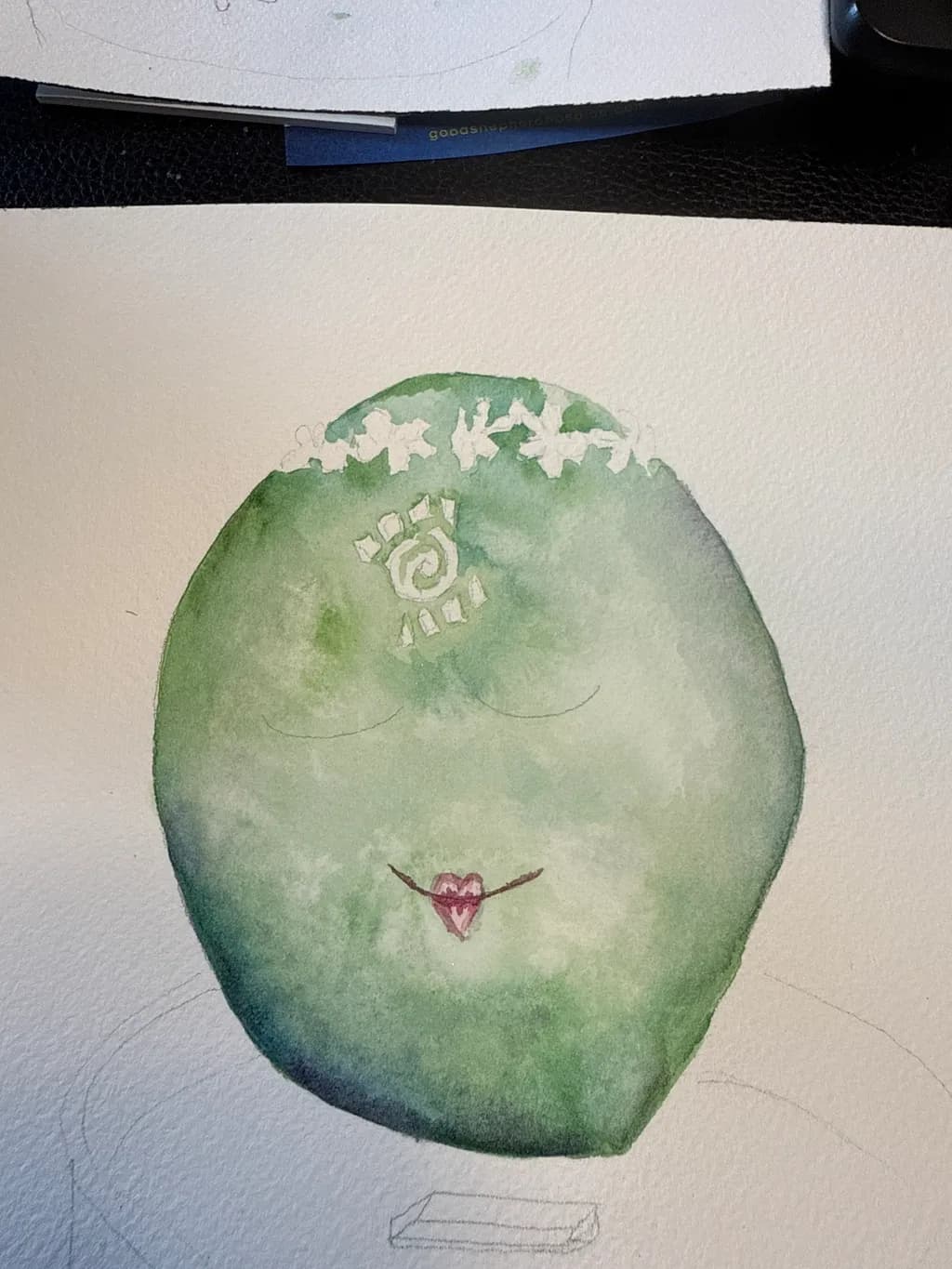 Green Character Portrait