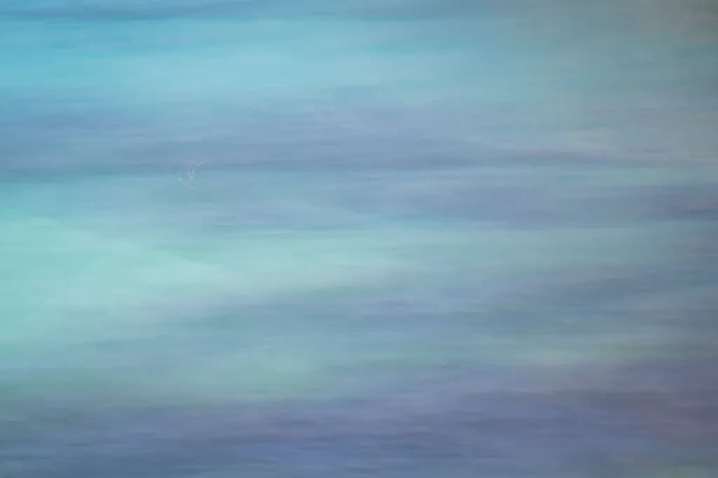 Whispers of the Ocean: A Serene Blue Abstract Journey Through Calm Waters