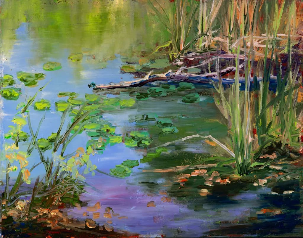 Light Reflections: Lily Pond