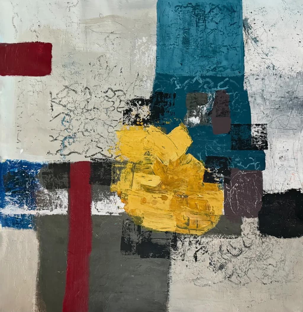 Vibrant Harmony: A Dance of Color and Texture in Abstract Expressionism
