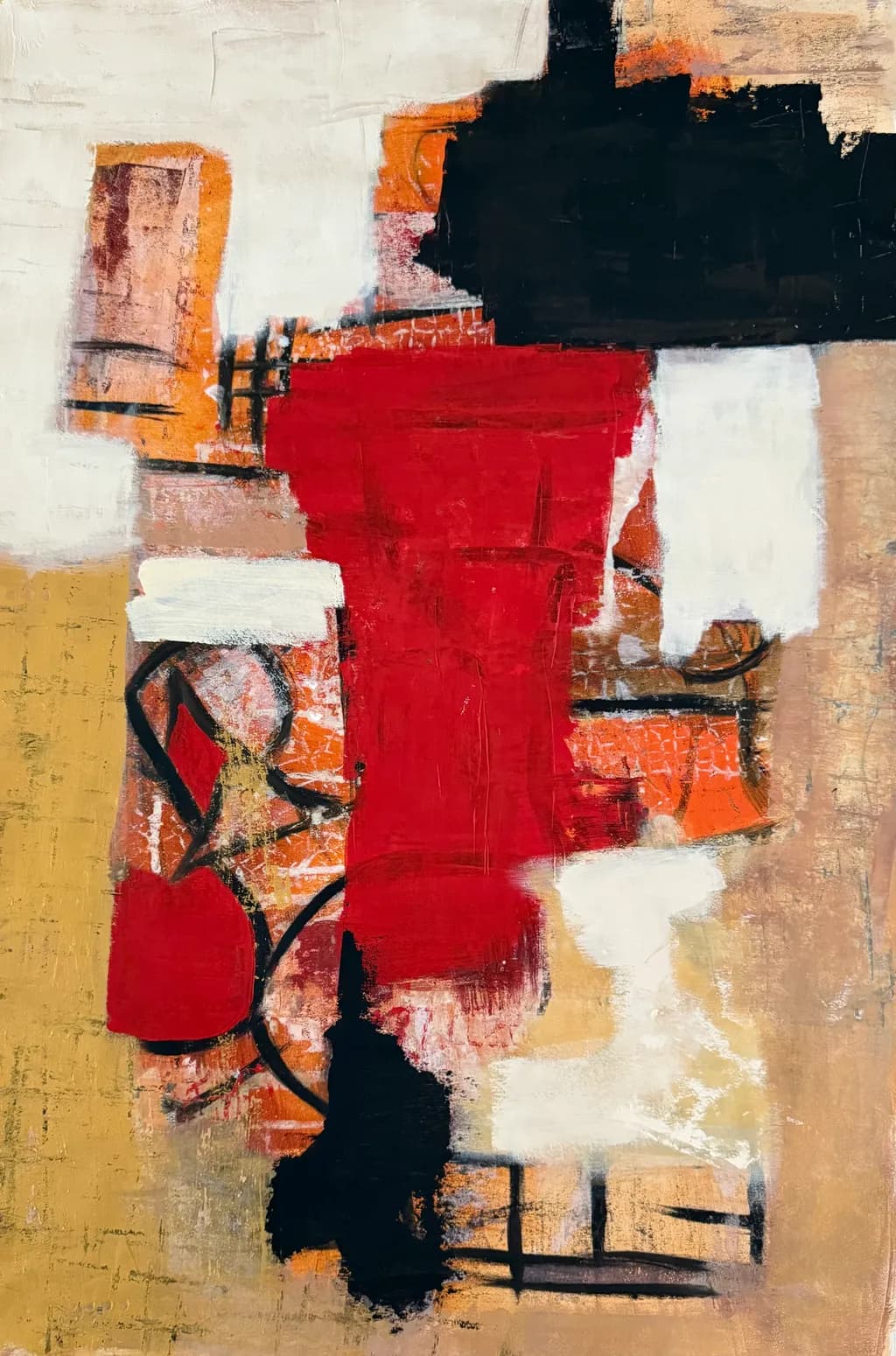 Vibrant Harmony: An Abstract Dance of Color and Form