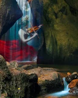 Violinist In Red