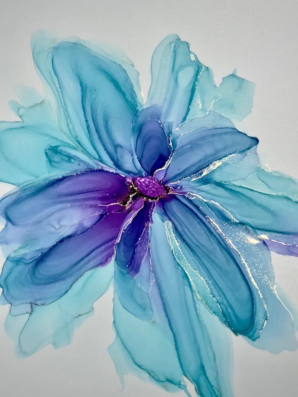 Blue Blossom Elegance