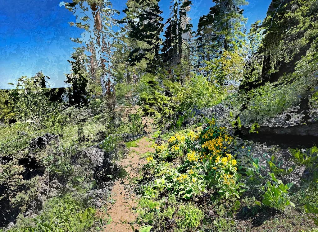 Forest Path Mosaic