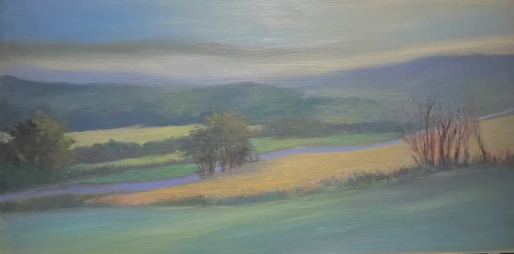 Morning Haze Landscape