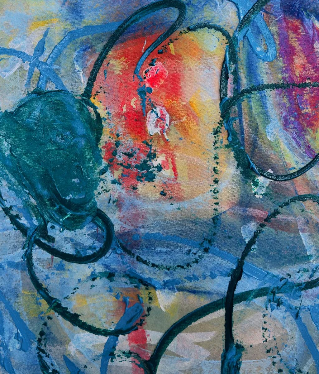 Vibrant Whirls: A Dance of Color and Emotion