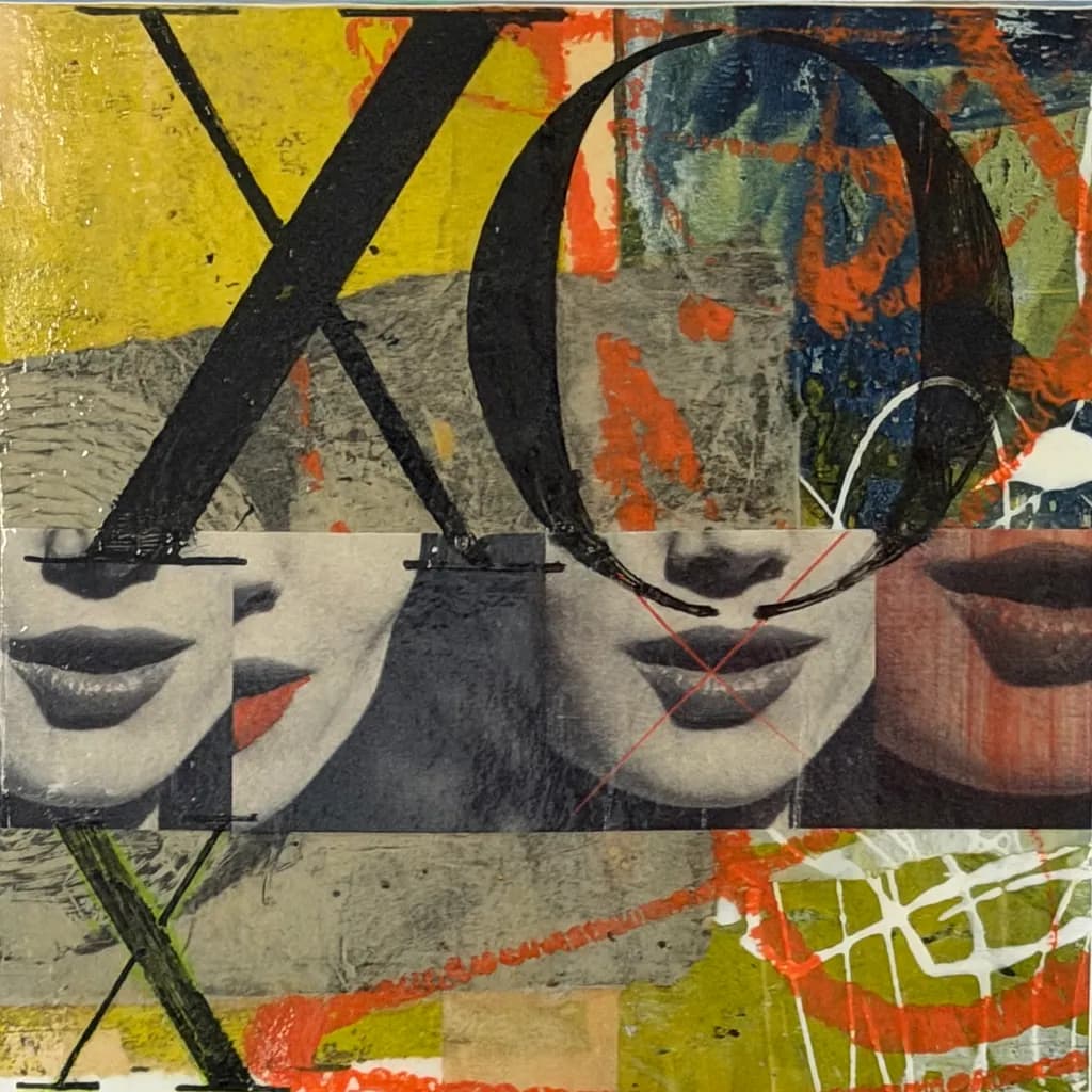 Whispers of Color: A Mixed Media Exploration of Identity and Expression