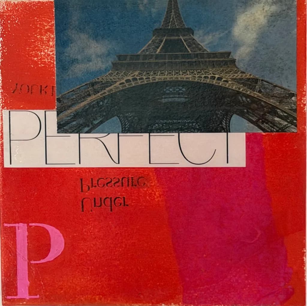 Eiffel Dreams: A Perfect Blend of Color and Structure