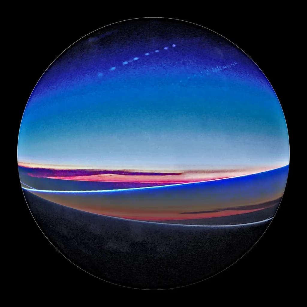 Celestial Horizons: A Journey Through Vibrant Skies and Serene Landscapes