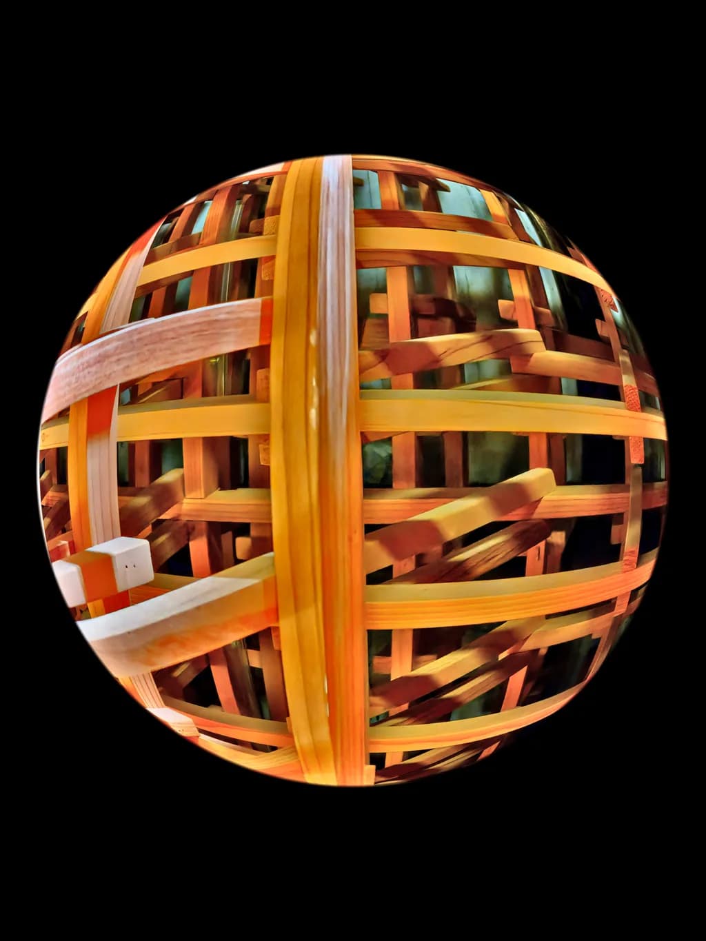 Woven Whispers: An Abstract Dance of Wood and Texture