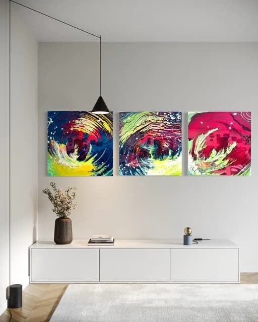 Waking Worlds Triptych