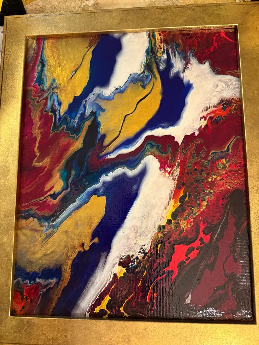 Vibrant Whirlwind: A Dance of Color and Emotion in Abstract Art