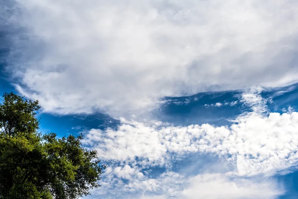 Whispers of the Sky: A Dance of Clouds and Blue Serenity