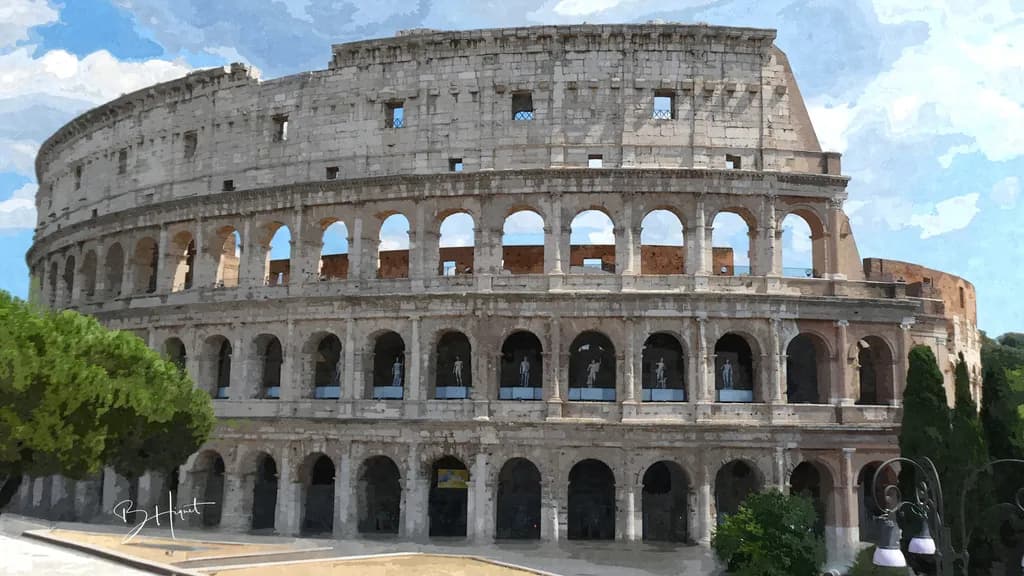 Roman Colosseum人體藝術