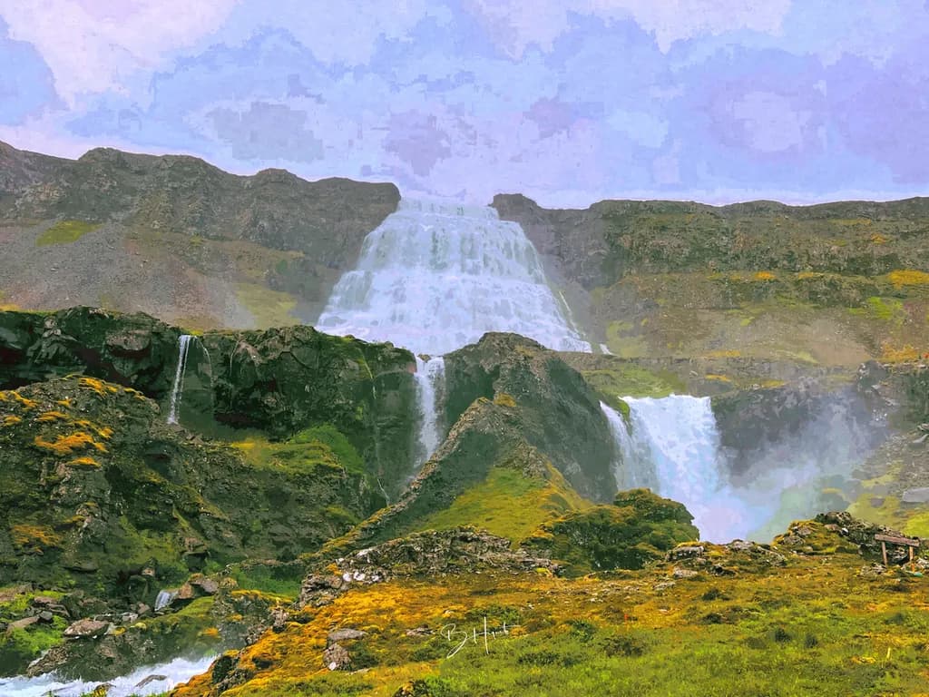 Majestic Cascades: The Enchanting Dance of Water and Stone in Iceland's Wilderness