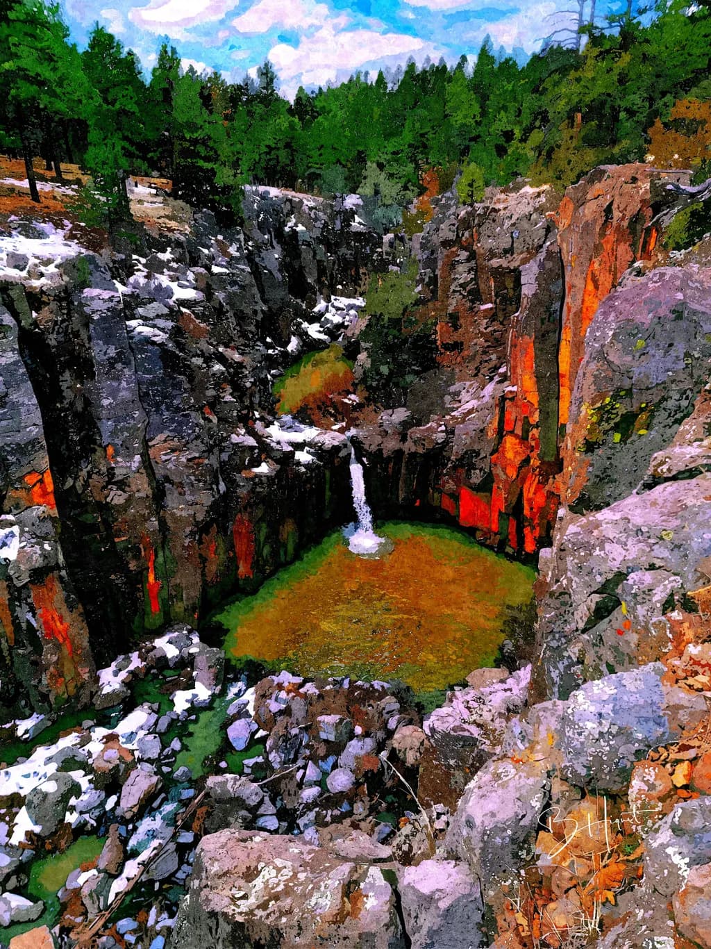 Sycamore Falls by Bradley Hiquet