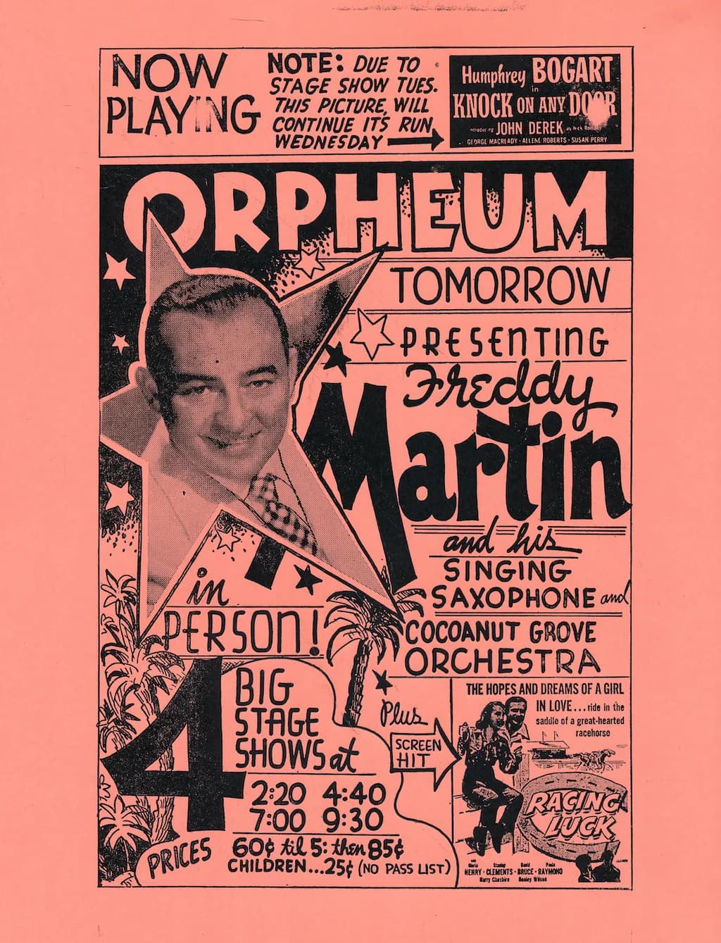 Orpheum Stage Show