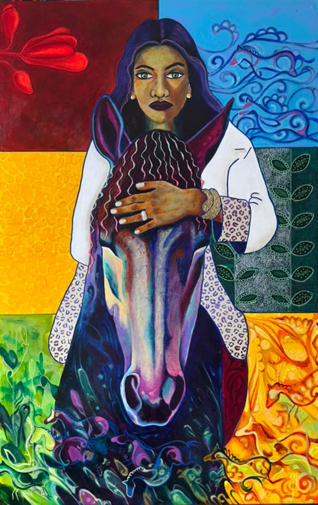 She Rides Between Worlds
