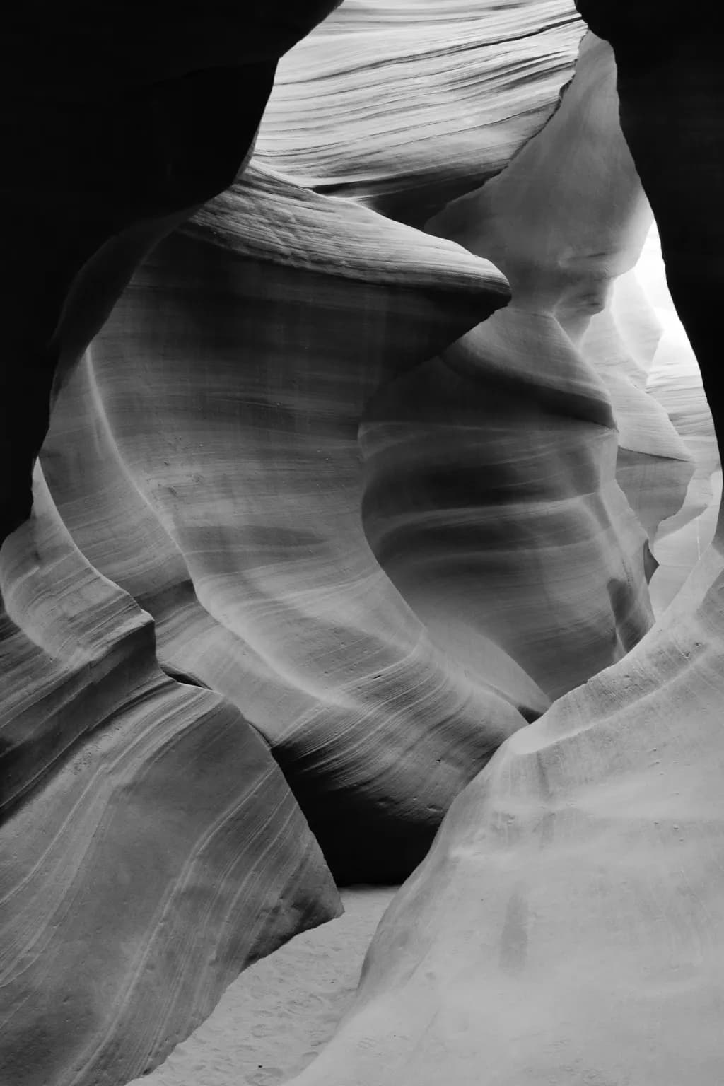 Antelope Canyon Monochrome