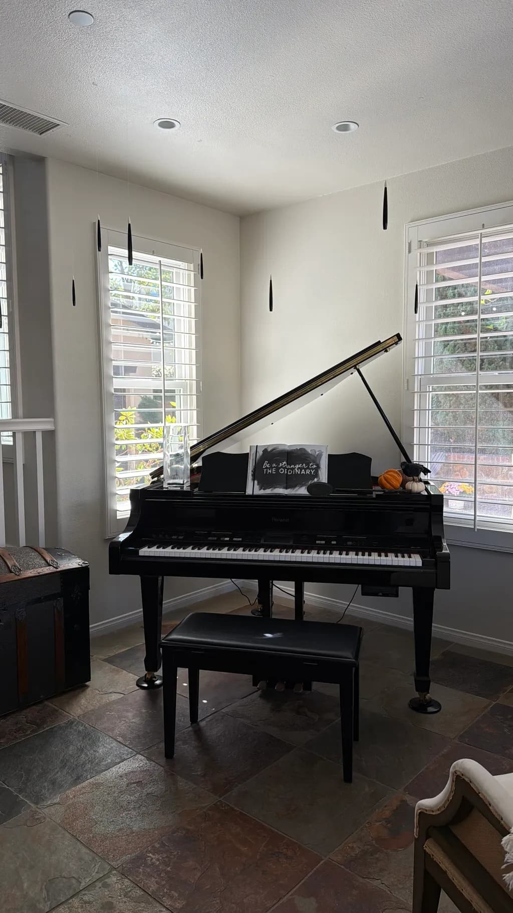 Melodic Serenity: A Grand Piano's Embrace in a Sunlit Room