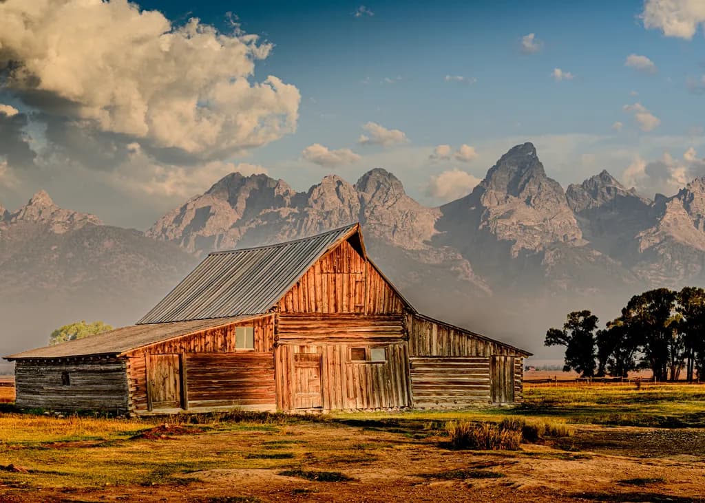 Mountain Barn Serenity