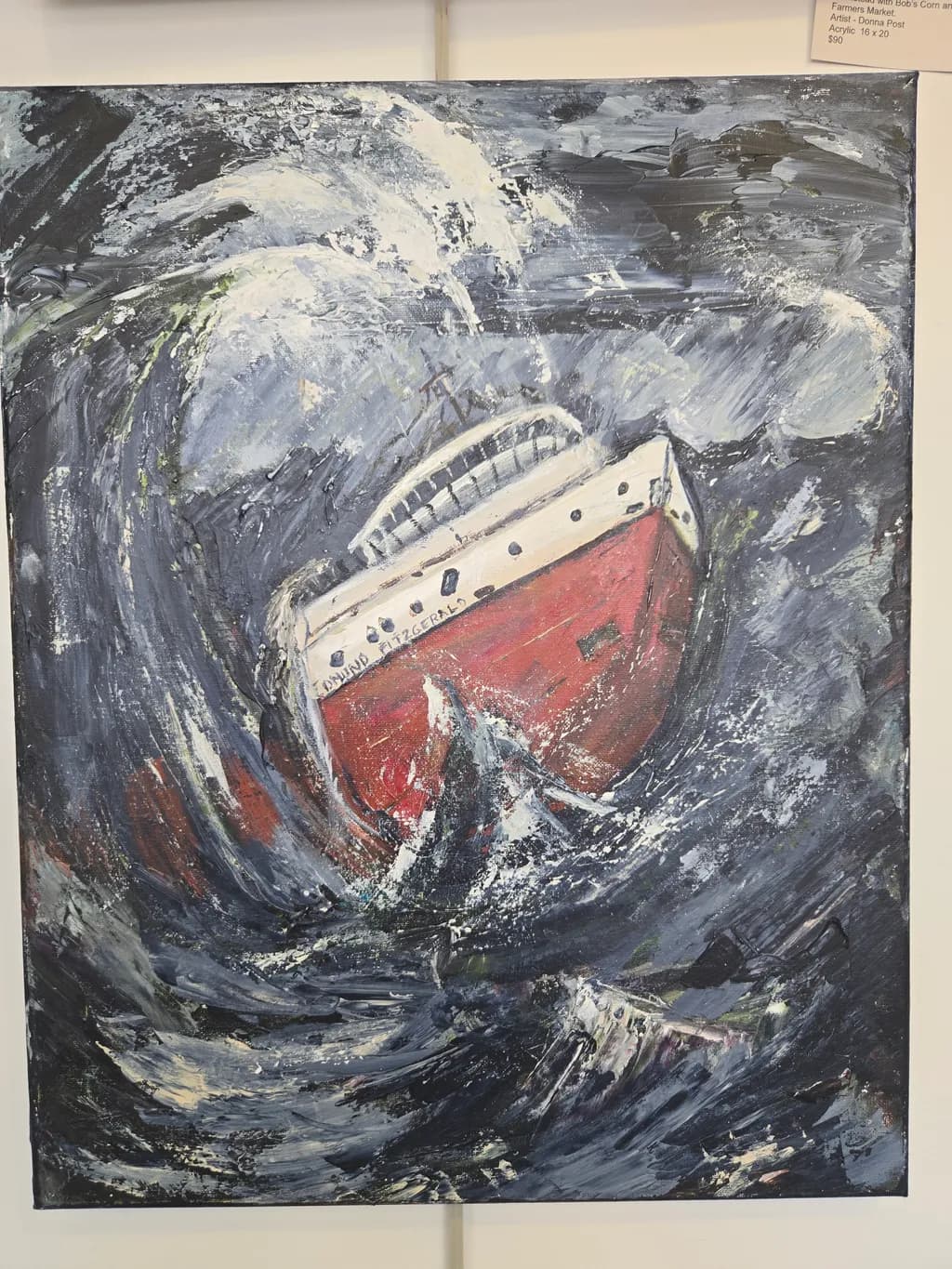 Tempestuous Voyage: A Chaotic Dance of Ship and Sea