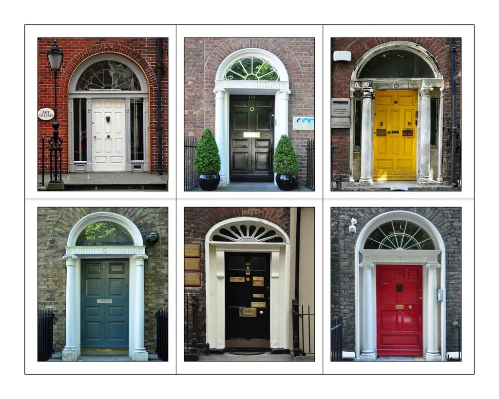 Six Dublin Doors