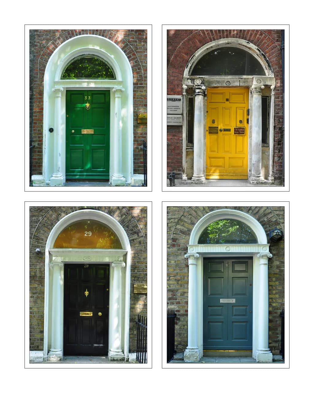 Four Dublin Doors