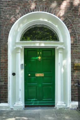 Green Flag Doorway