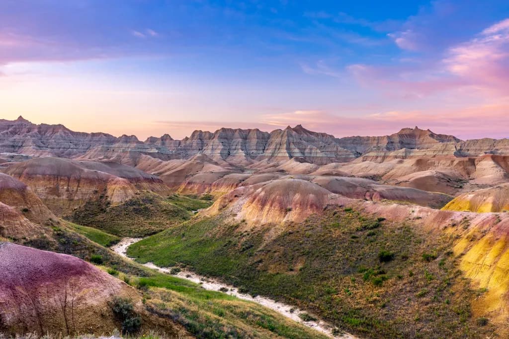 Whispers of the Badlands: A Colorful Journey Through Nature's Canvas